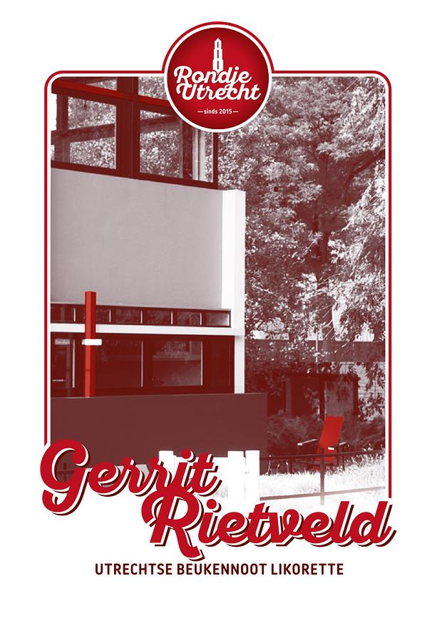 Gerrit Rietveld Beukennoot likorette  Rondje Utrecht