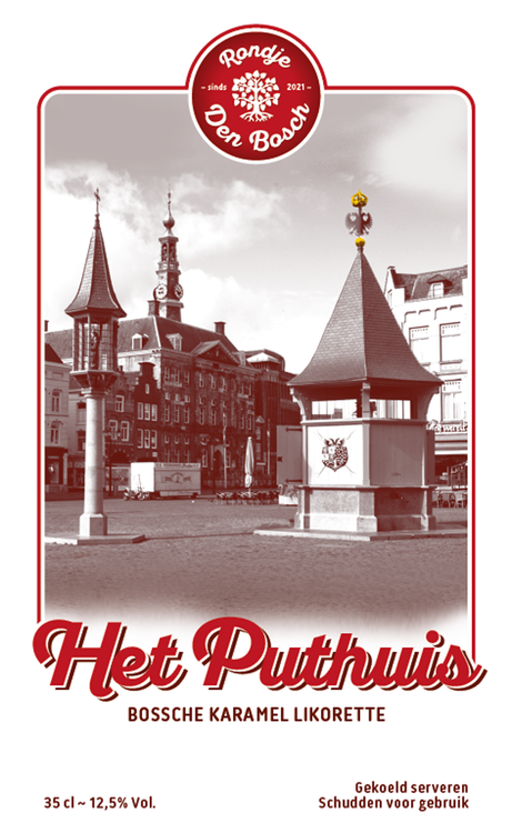Rondje Den Bosch Het Puthuis karamel likorette voorzijde