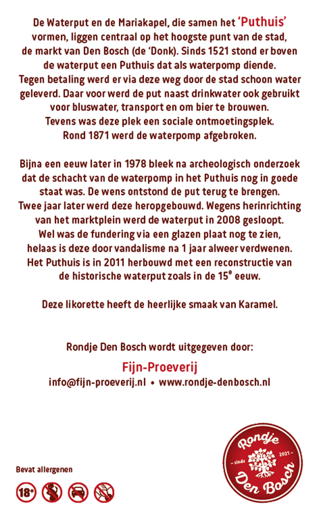 Rondje Den Bosch Het Puthuis karamel likorette achterzijde