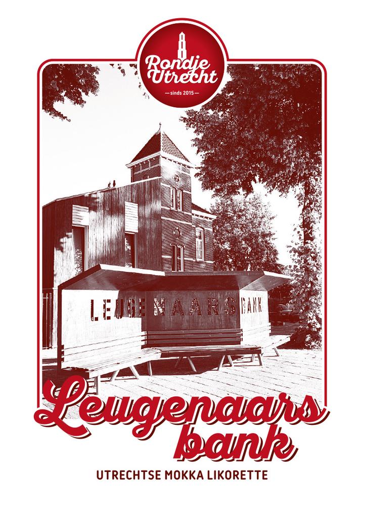 Fles Leugenaarsbank likorette. Ontdek de smaak van Utrecht.
'Rondje Utrecht' bestaat uit 12 verschillende smaken. Iedere smaak heeft een Utrechts karakter gekoppeld aan bijvoorbeeld een Utrechts gebouw, plek, gebeurtenis, geschiedenis etc. Zo proeft u de smaken & geschiedenis van Utrecht.
