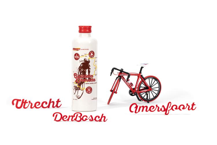 La Vuelta 2022 limited edition likorette Bicicleta Likoretta Rondje Utrecht Rondje Amersfoort Rondje Den Bosch  Fijn-Proeverij Rondje Nederland