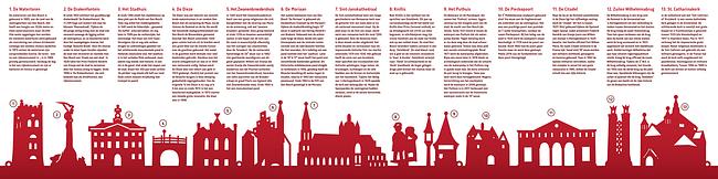 Skyline folder binnenzijde Rondje Den Bosch