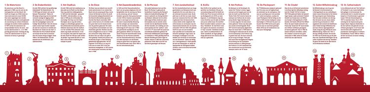Skyline folder binnenzijde Rondje Den Bosch