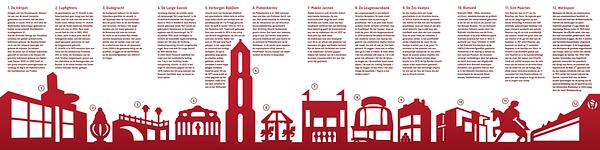 Utrecht skyline met verhaaltjes Rondje Utrecht