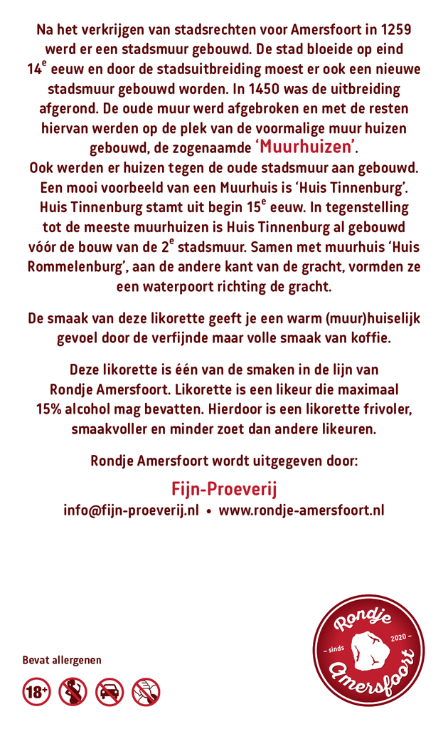 Muurhuizen achterzijde Rondje Amersfoort