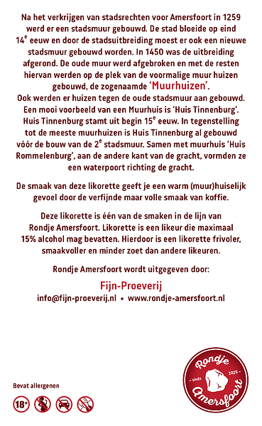 Muurhuizen achterzijde Rondje Amersfoort